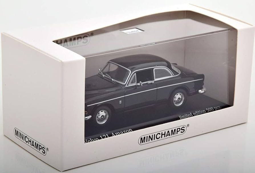 Minichamps Volvo 121 Amazon Baujahr 1966 schwarz 1:43: Amazon.de