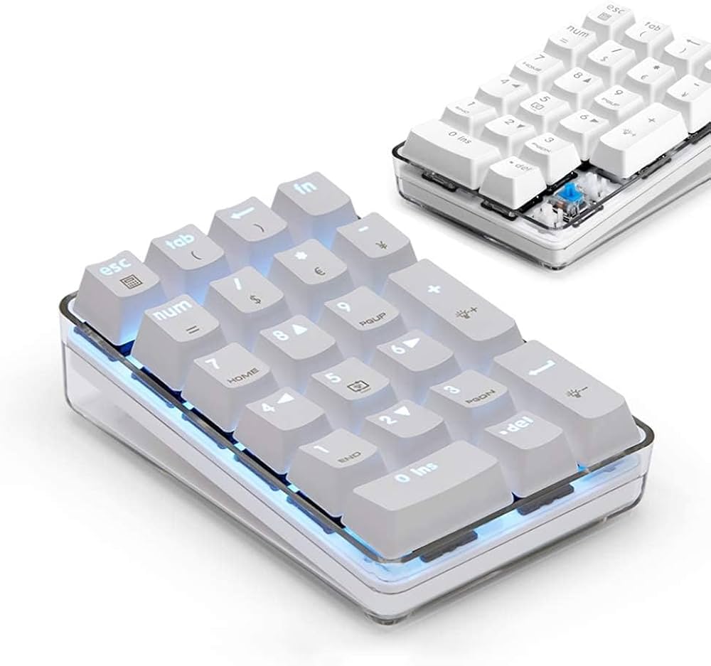 Amazon | メカニカル 21キー USB接続 ゲーミング ミニキーボード 5000