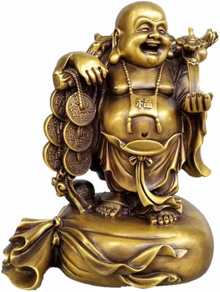 Amazon｜仏像の彫刻、笑顔仏像マイトレーヤ仏の装飾仏教の古典的な仏像