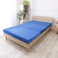 Amazon｜高反発 マットレス ダブル 三つ折り 3つ折り 厚さ10cm 3D