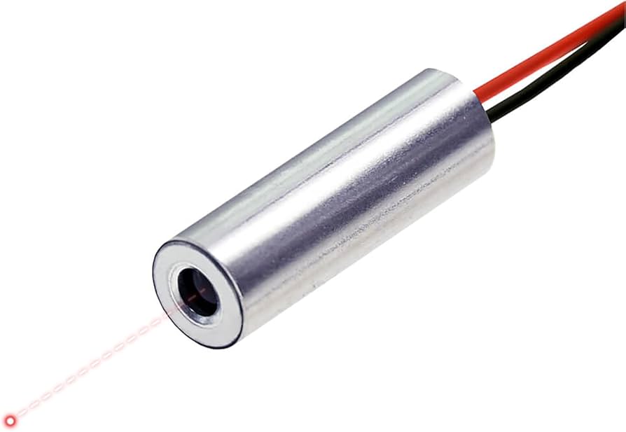 Economical Red Dot Laser Module, 650nm, Class 3R, Less Than 2.5mW
