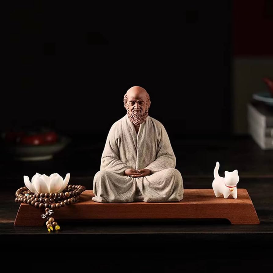 Amazon｜達磨大師坐像 達磨像 達磨祖師像 仏像 神像 仏教美術品 中国