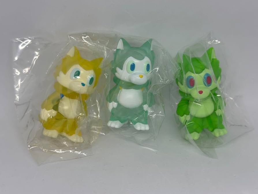 Amazon.co.jp: VAG あらいきりこ おおかみくん ガチャ ソフビ 黄色 黄