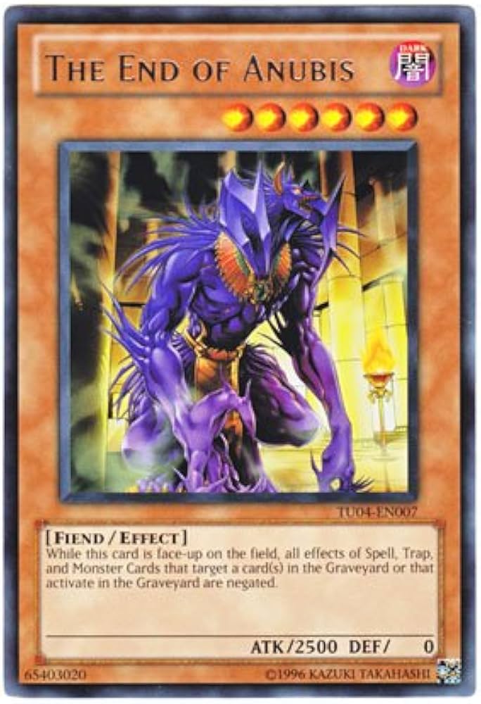 Amazon.co.jp: 遊戯王 英語版 TU04-EN007 The End of Anubis エンド