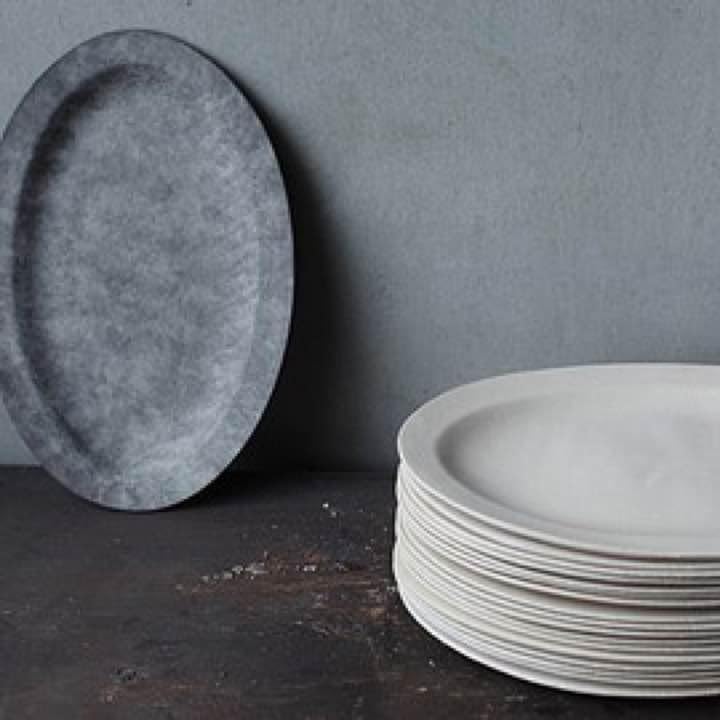 Amazon.co.jp: 吉田次朗 さん オーバル プレート 25 : ホーム＆キッチン