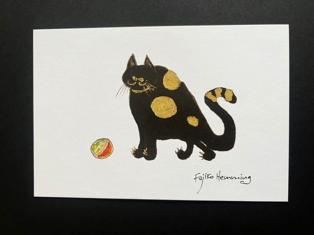 Amazon.co.jp: フジ子ヘミング 絵柄10種 「猫十態」シリーズ 印刷物 絵