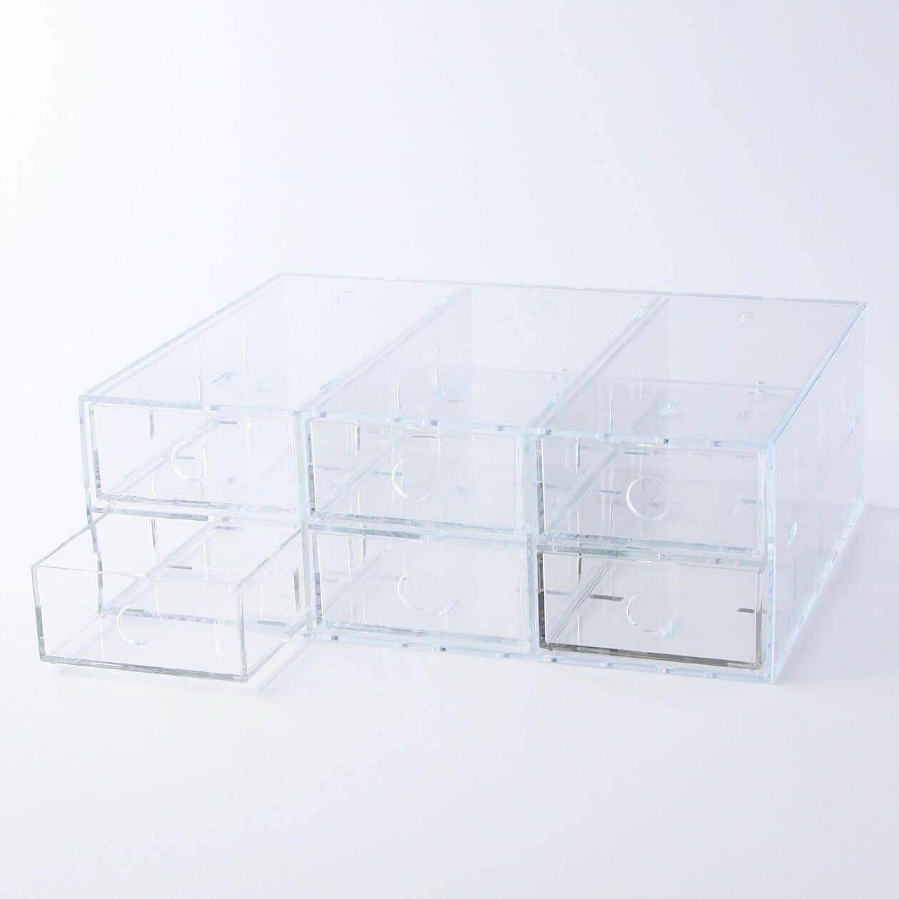 Amazon.co.jp: 無印良品 アクリル縦でも横でも使える小物収納6段・A4