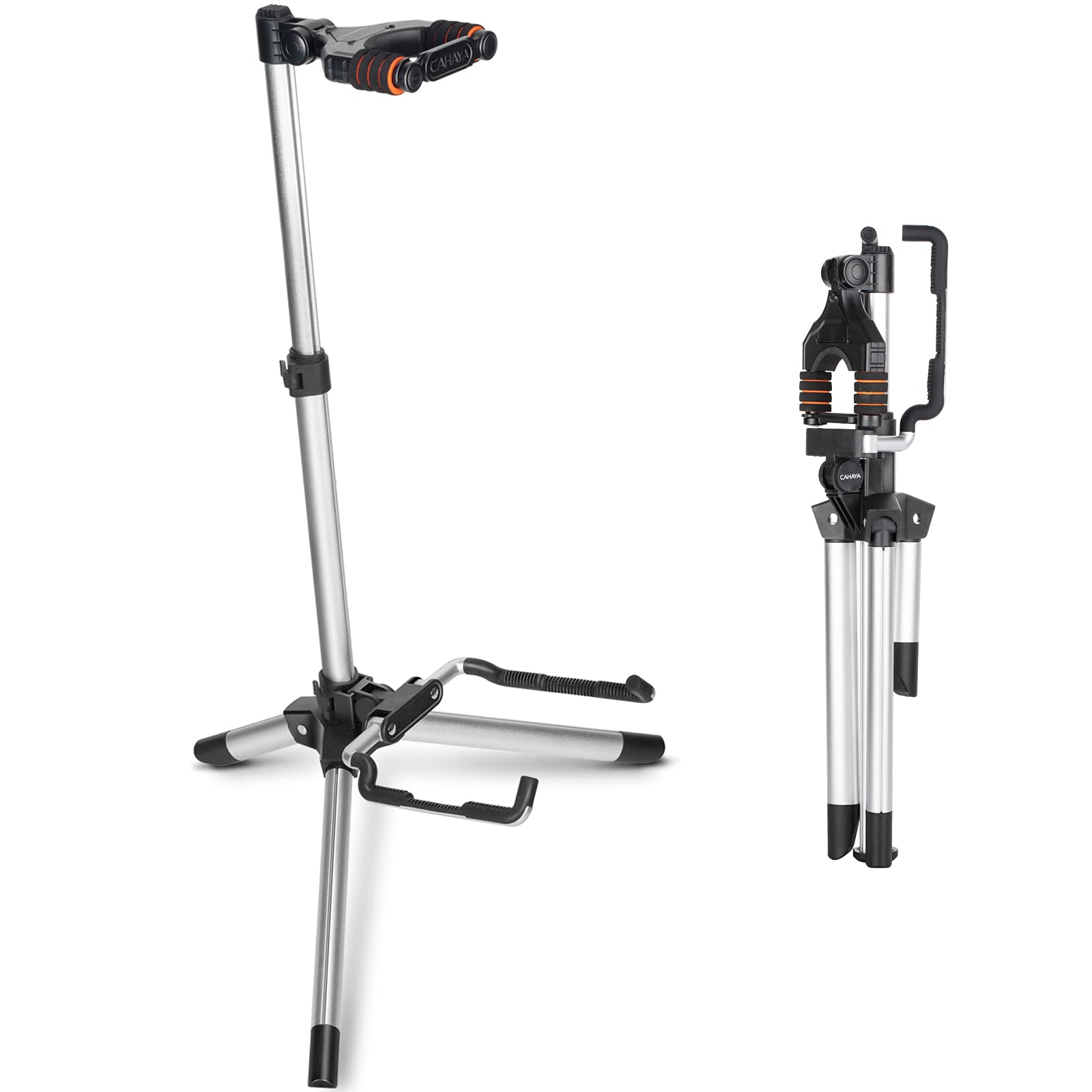 Amazon.co.jp: CAHAYA アルミ合金製 ギタースタンド 軽量830g ピック