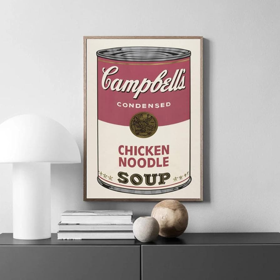Amazon.co.jp: アンディウォーホルポスター《キャンベルのスープ缶