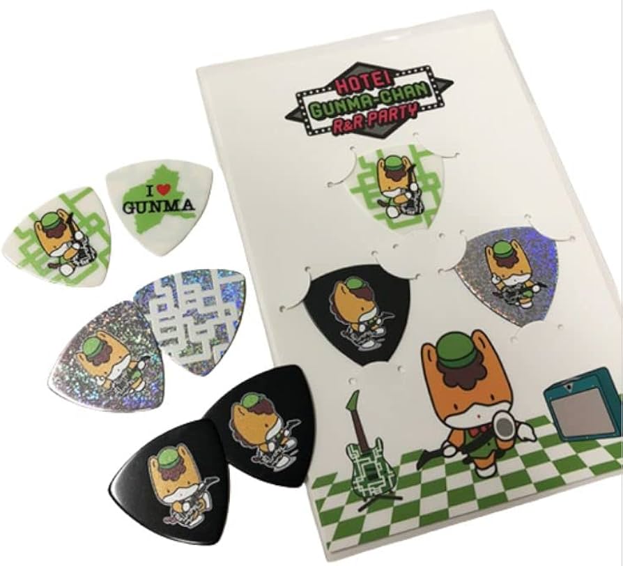 Amazon.co.jp: 布袋寅泰 2021年 HOTEI×ぐんまちゃん ピックセット