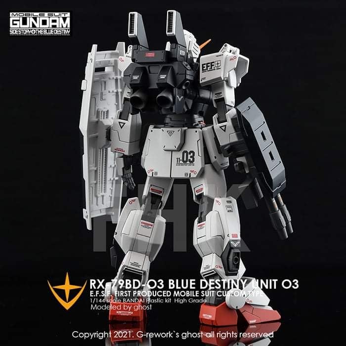 Amazon | ［HG 1：144］RX-79BD ブルーディスティニー1/2/3号機用 水