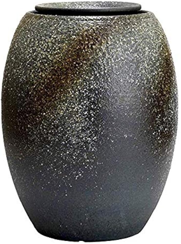 Amazon.co.jp: 水琴窟 信楽焼 B‐3（青古信楽）重蔵窯の家庭用水琴窟