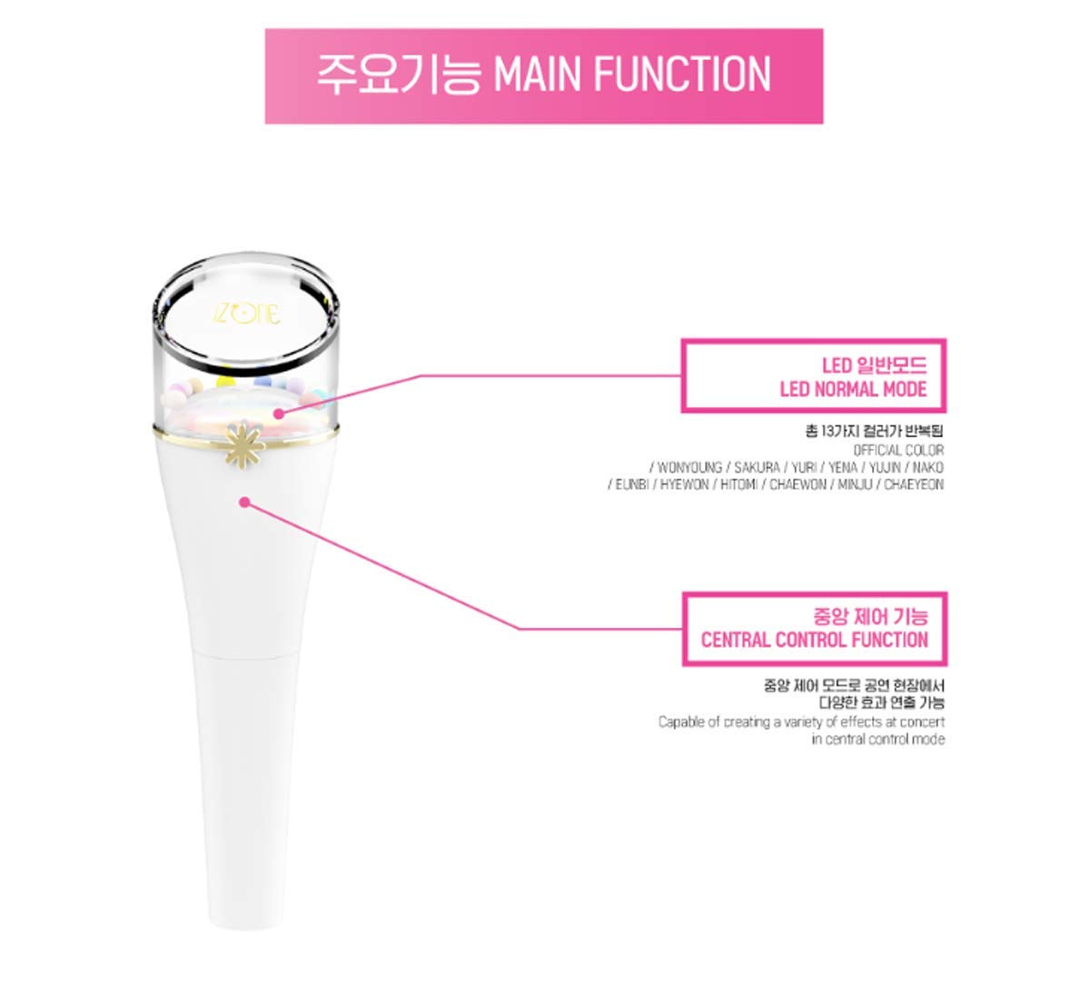 Amazon.co.jp: 【IZ*ONE 公式 ペンライト】アイズワン公式ペンライトIZ