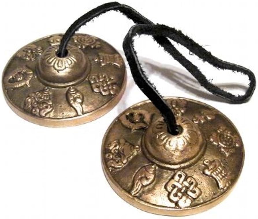 Amazon | TOZAI ティンシャ ／ 6.6cm 黄金色・吉祥紋（厳選音質