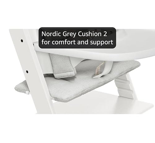 Amazon.com : Stokke Tripp Trapp High Chair 2 (White), Cushion 2