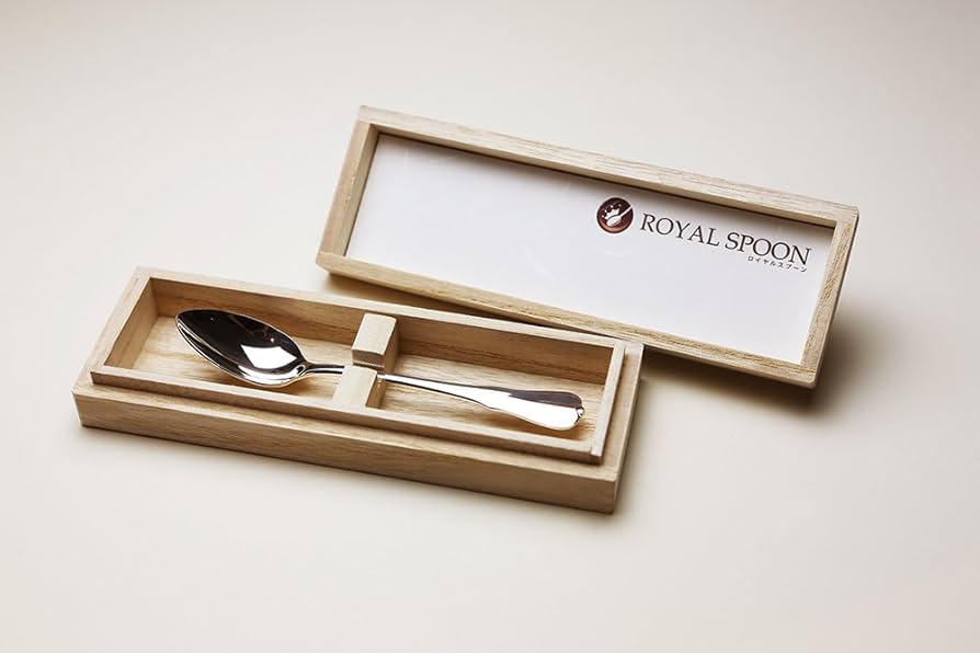 Amazon.co.jp: 出産祝い 銀のスプーン シルバー950 ロイヤルスプーン