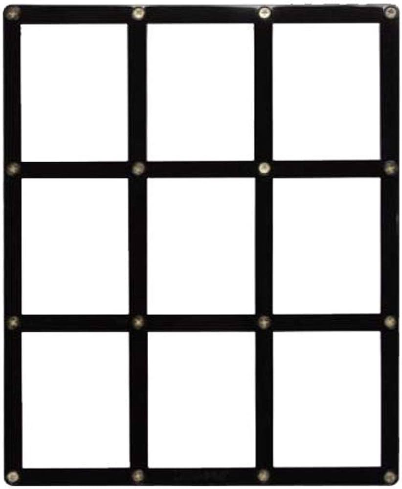 Amazon | ウルトラプロ 黒枠フレーム カード9枚用スクリューダウン