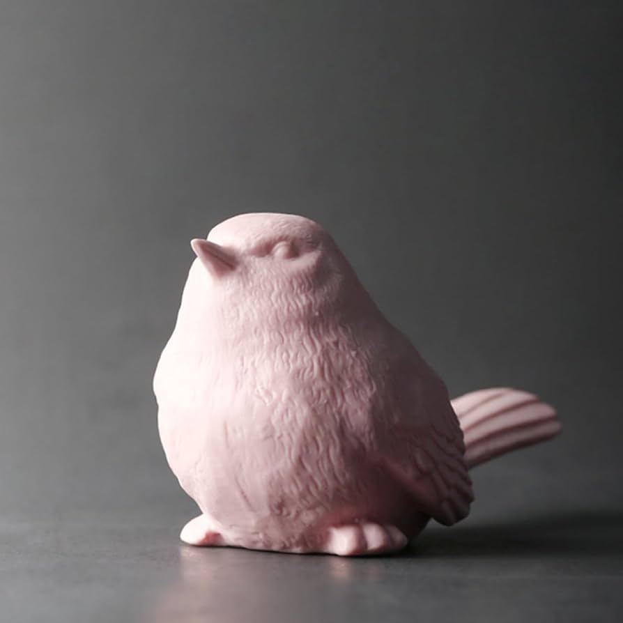 Amazon.co.jp: JAnjiaLxY 置物 鳥 北欧風 陶器 ねこ オブジェ とり