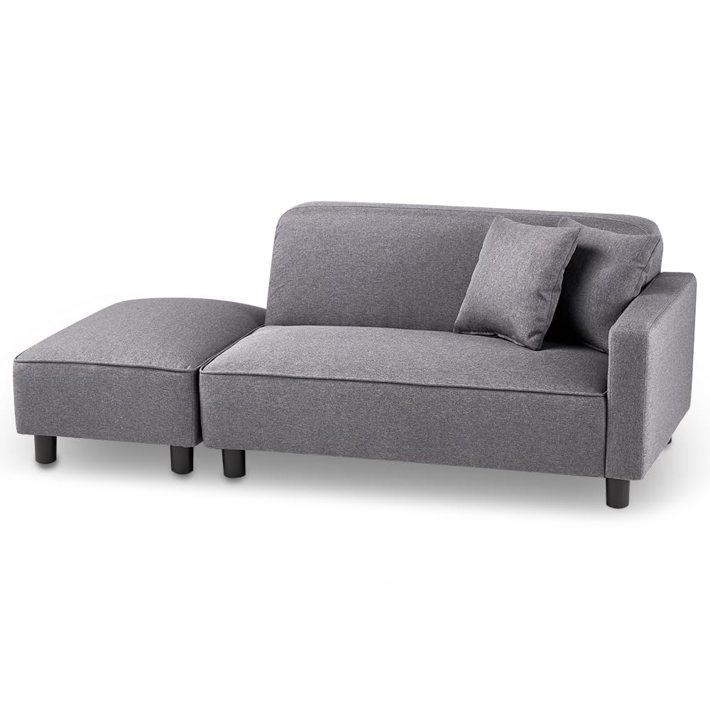 Amazon｜アイリスプラザ ソファ 2人掛け カウチソファ 幅110cm