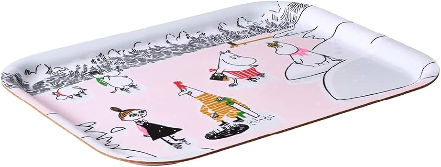 Amazon｜アラビア ムーミン トレー 27x20cm ウインターワンダー トレイ