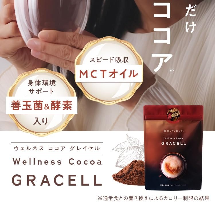 Amazon.co.jp: GRACELL グレイセル ココア 100g kanapyオリジナル