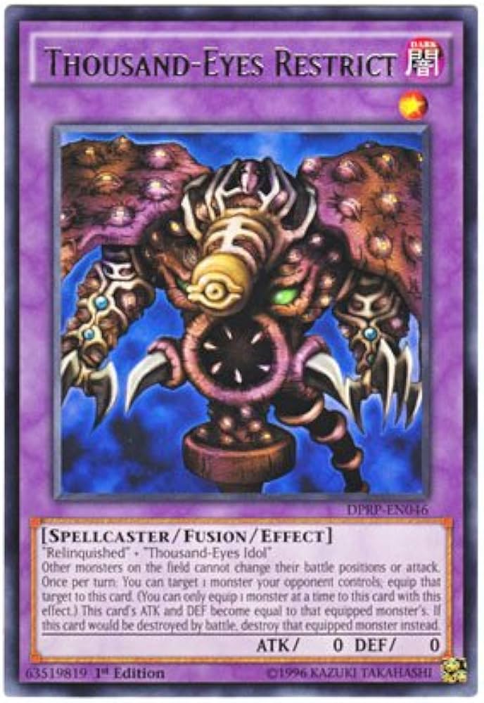 Amazon.co.jp: 遊戯王 英語版 DPRP-EN046 Thousand-Eyes Restrict