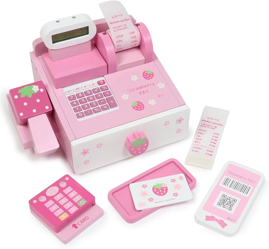 Amazon.co.jp: Mother Garden 441-58405 Wooden Strawberry Register