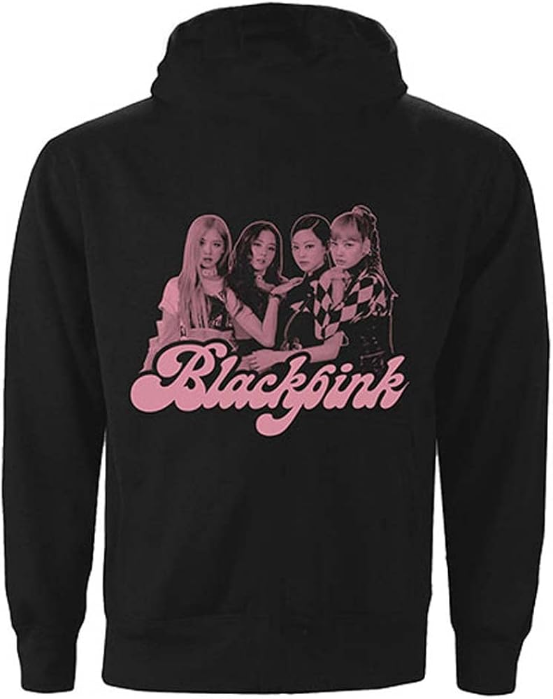 Amazon | [BLACKPINK] パーカー Photo Back Band Logo 新しい 公式