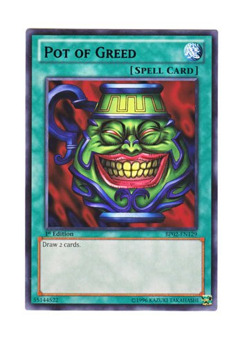 Amazon.co.jp: 遊戯王 英語版 BP02-EN129 Pot of Greed 強欲な壺 (レア