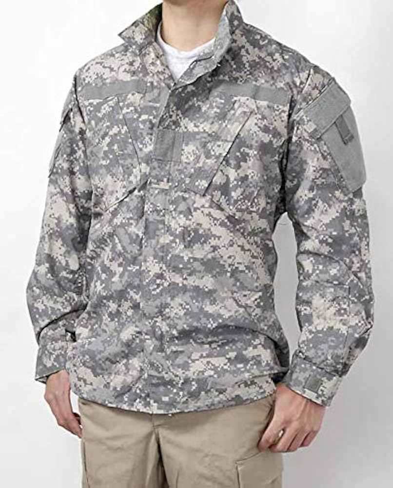 Amazon | [ミリタリー] US．ACU．デジタルカモジャケット（A3N