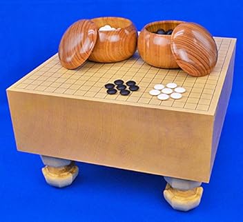 Amazon.co.jp: 将碁屋: 足付碁盤セット