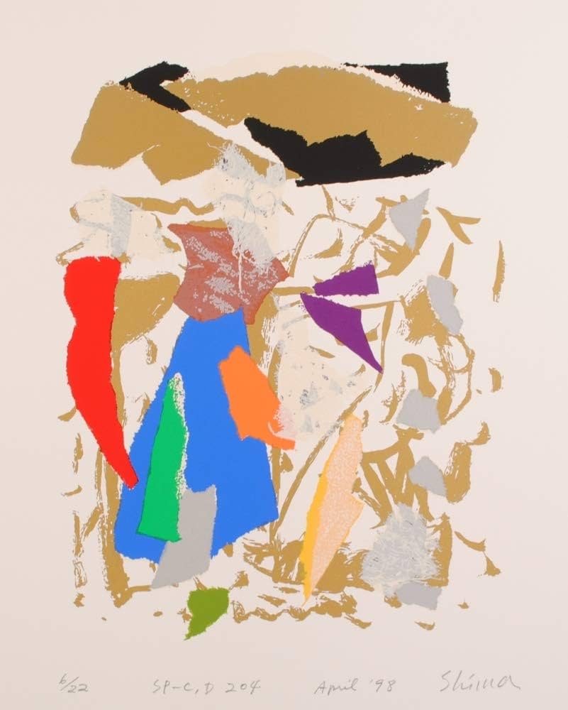 Amazon | 島州一 「SP-C,D 204」 現代アート 絵画 抽象画 現代美術