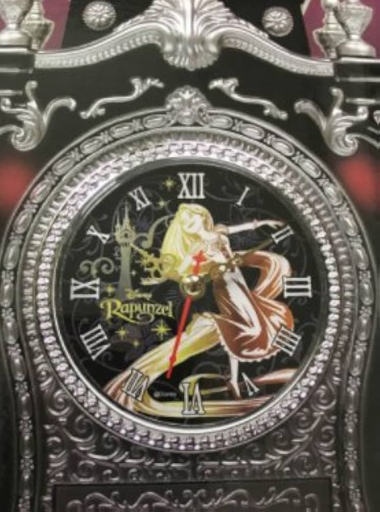 Amazon.co.jp: ディズニー プリンセス ラプンツェル Castle Clock 時計
