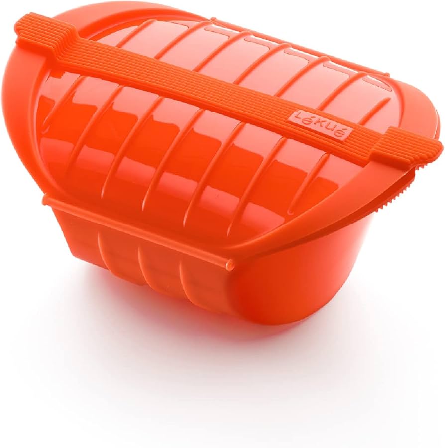 Amazon｜ルクエ (Lekue) スチームケース ディープ 深型 トマト 電子