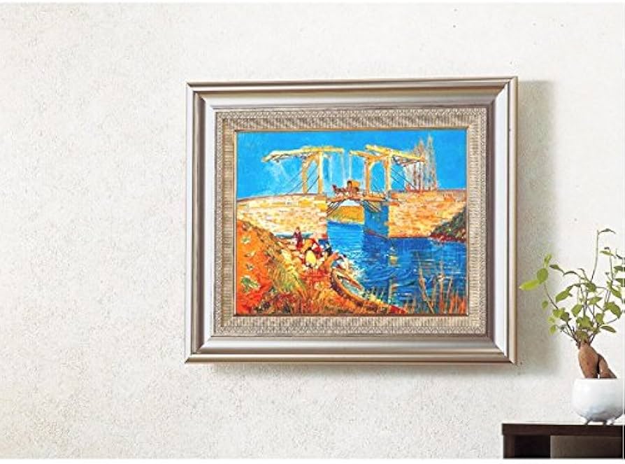 Amazon.co.jp: 名画額縁/フレームセット 【F6AS】 ゴッホ「アルルの