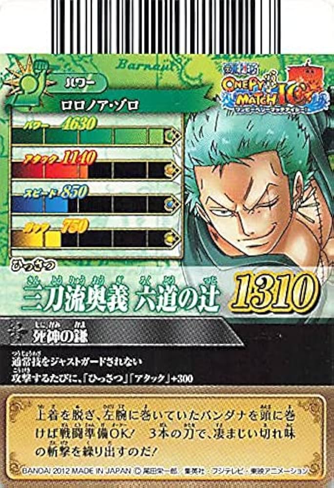 Amazon.co.jp: ワンピーベリーマッチアイシー ロロノア・ゾロ/三刀流