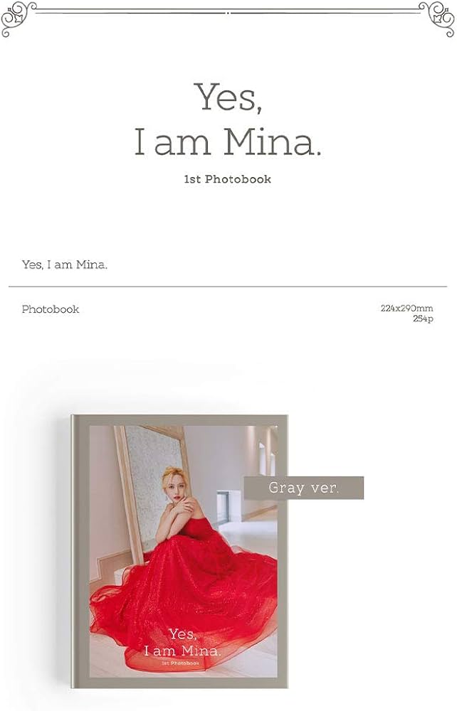 Amazon.co.jp: Twice Mina Photobook Yes, I am Mina (フォトブック