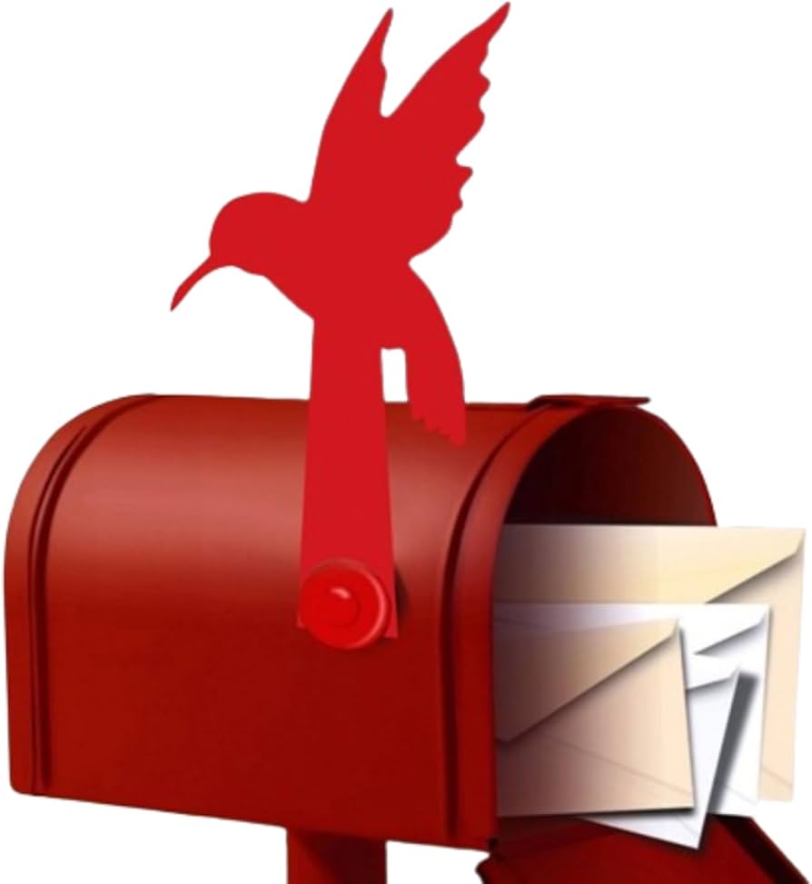 Amazon.co.jp: メールボックスのロゴ郵便受け 旗 交換 ユニバーサル 赤