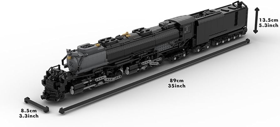 Amazon.co.jp: BrickCraftWorks ビッグRC蒸気機関車列車模型組み立て