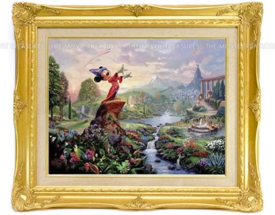 Amazon.co.jp: 西洋絵画 ディズニー ミッキーマウス ファンタジア