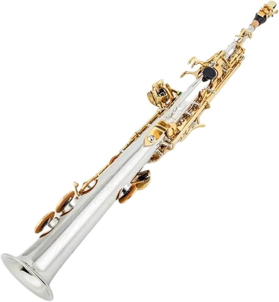 Amazon | 初心者サックス ソプラノサックス ニッケルシルバー