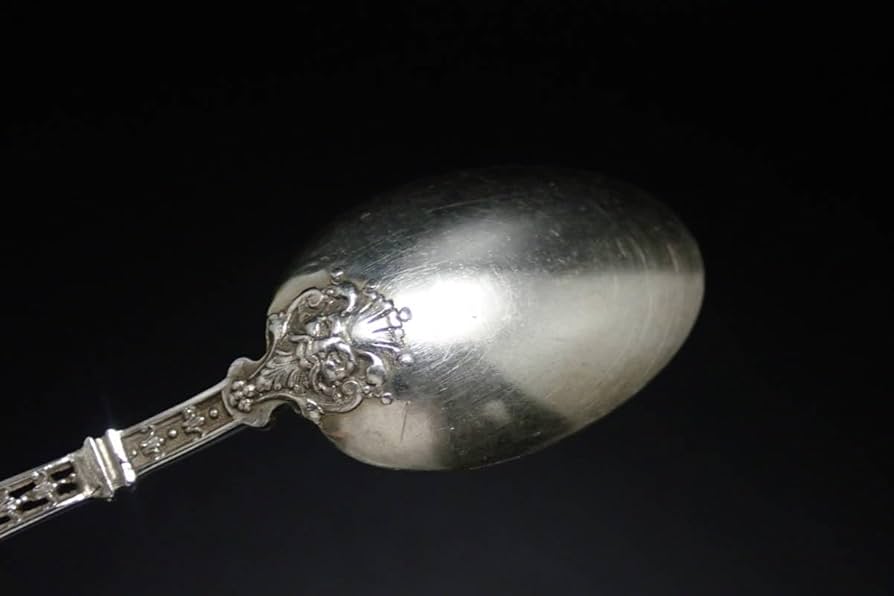 Amazon.co.jp: ピュイフォルカ 純銀950 マスカロン ティー スプーン