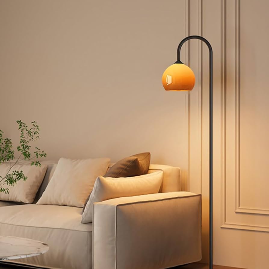 Amazon.co.jp : hofphd フロアライト ガラスシェード フロアスタンド