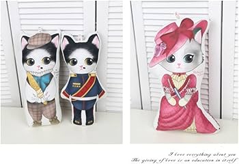 Amazon | 【韓国生地】 動物柄 猫柄 可愛いネコ パネル 生地 コットン