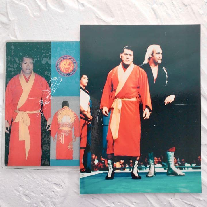 アントニオ猪木氏愛用ガウンカード アントニオ猪木氏愛用ガウンカード