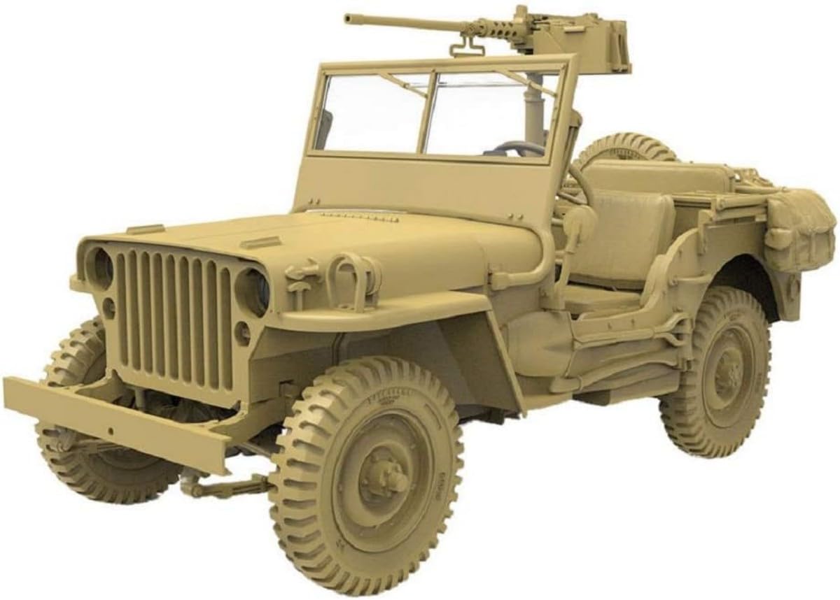 Amazon | モンモデル 1/35 アメリカ軍 ウィリスMB ジープ 小型軍用車両