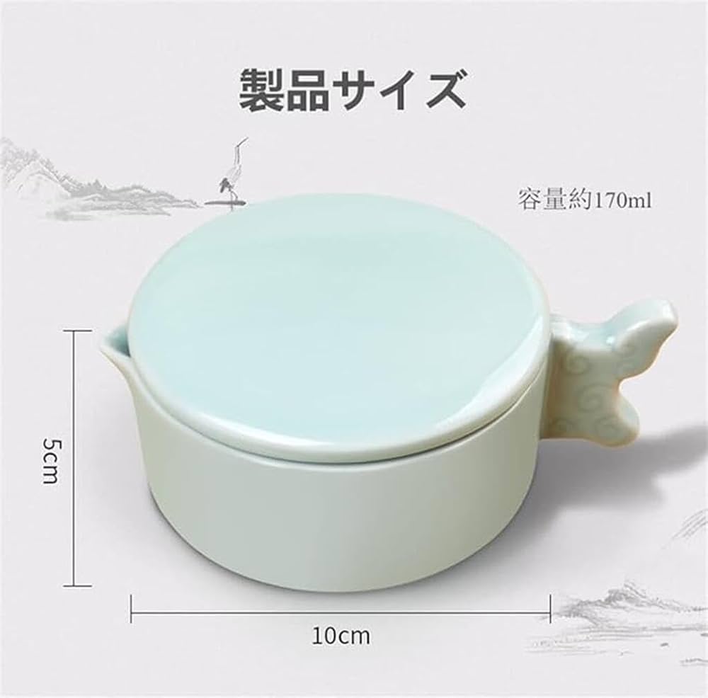 Amazon | 墨池 白 円硯 書道液・顔彩用 多機能 セラミック 蓋付き 揮発