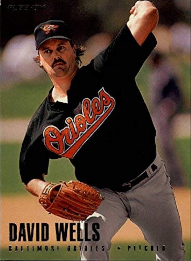 Amazon.com: 1996 Orioles Fleer #18 David Wells MLB Baseball