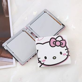 Amazon.co.jp: ハローキティ 化粧鏡 ポータブル折りたたみミラー