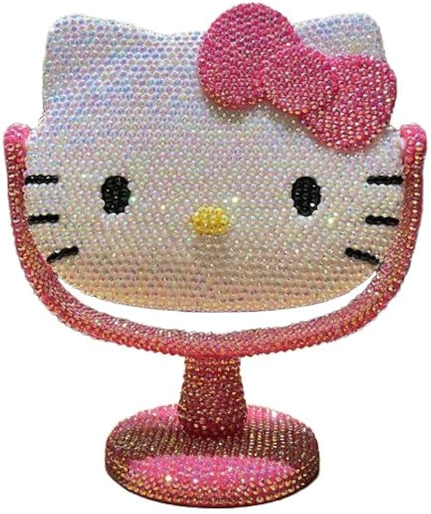 Amazon.co.jp: キラキラハローキティミラー 鏡デコレーション ストーン